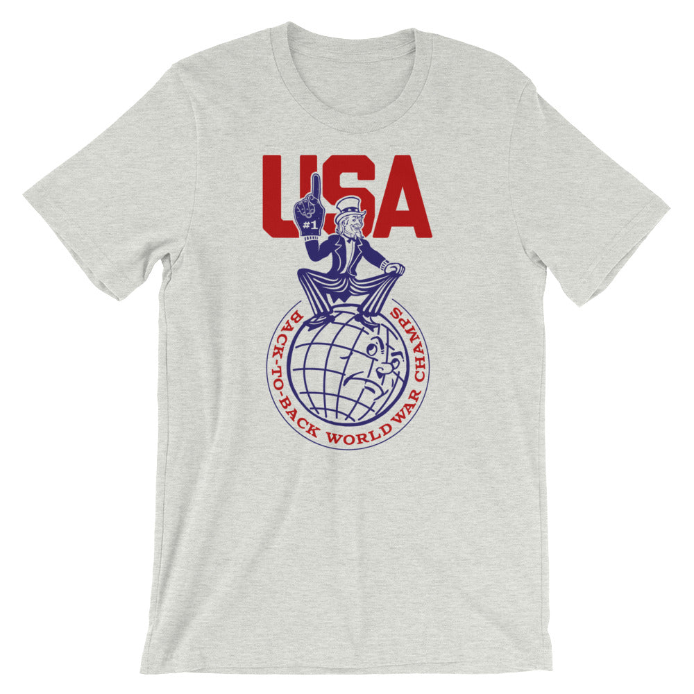 Mens T-Shirt  Back to Back World War Champions T Shirt