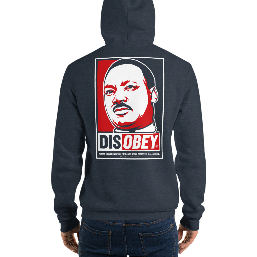 Martin Luther King Jr Disobey Sponge Fleece Unisex hoodie