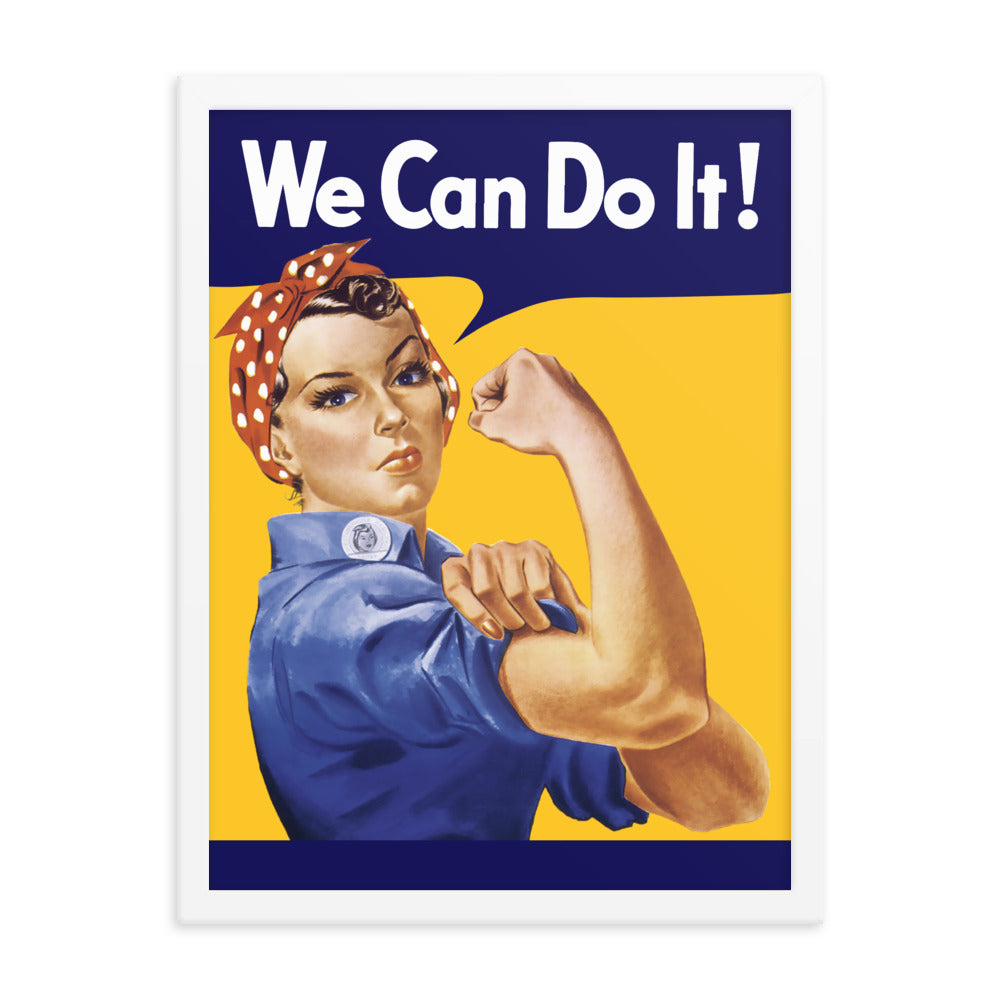 Rosie the Riveter Giclée Framed Print