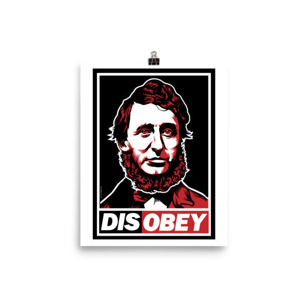 Henry David Thoreau Disobey Prints