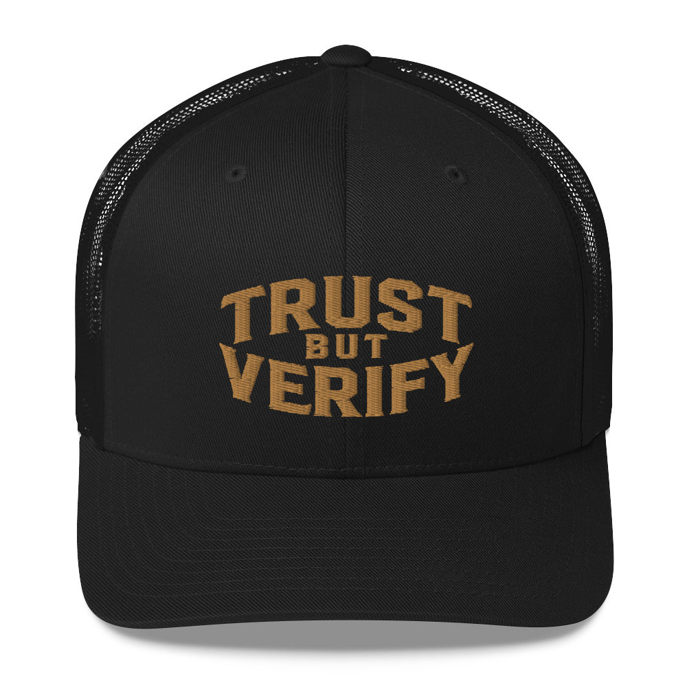 Trust But Verify Trucker Cap