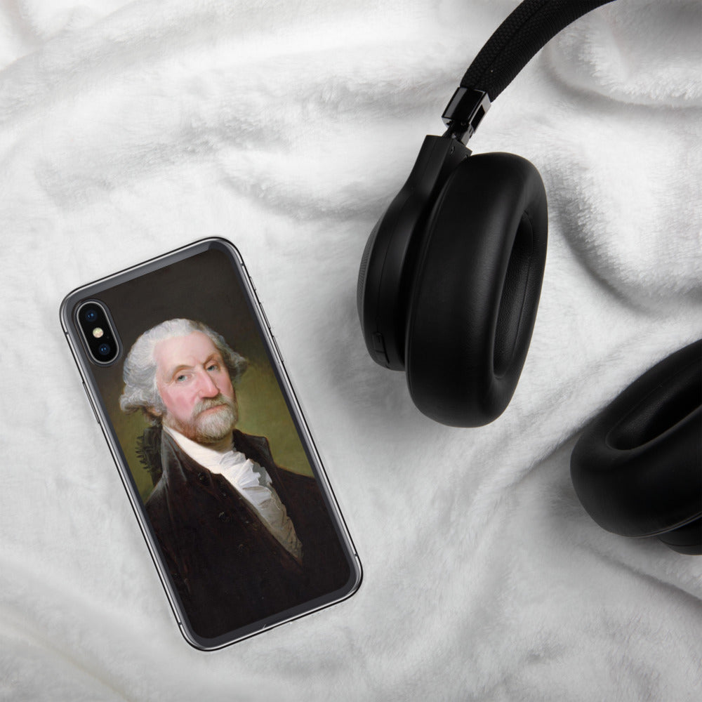George Washington In A Beard iPhone Case