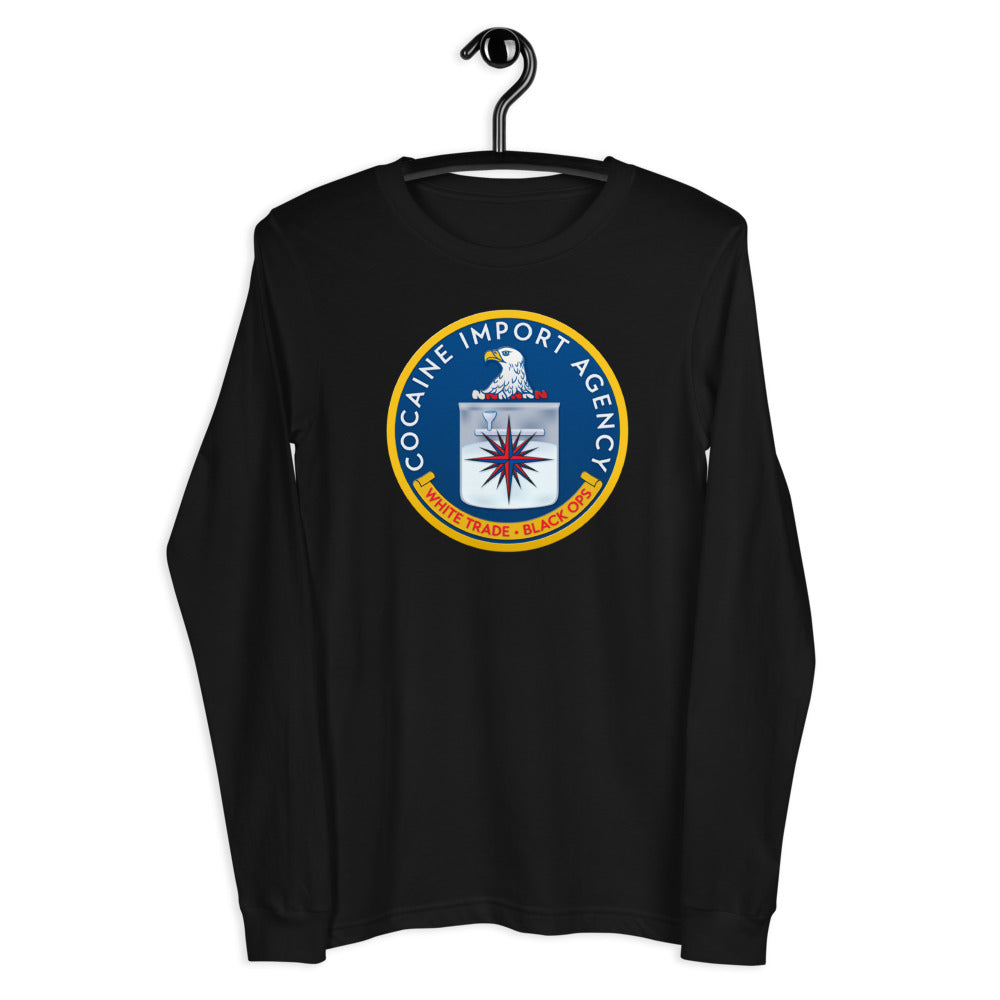 CIA Cocaine Import Agency Unisex Long Sleeve Tee