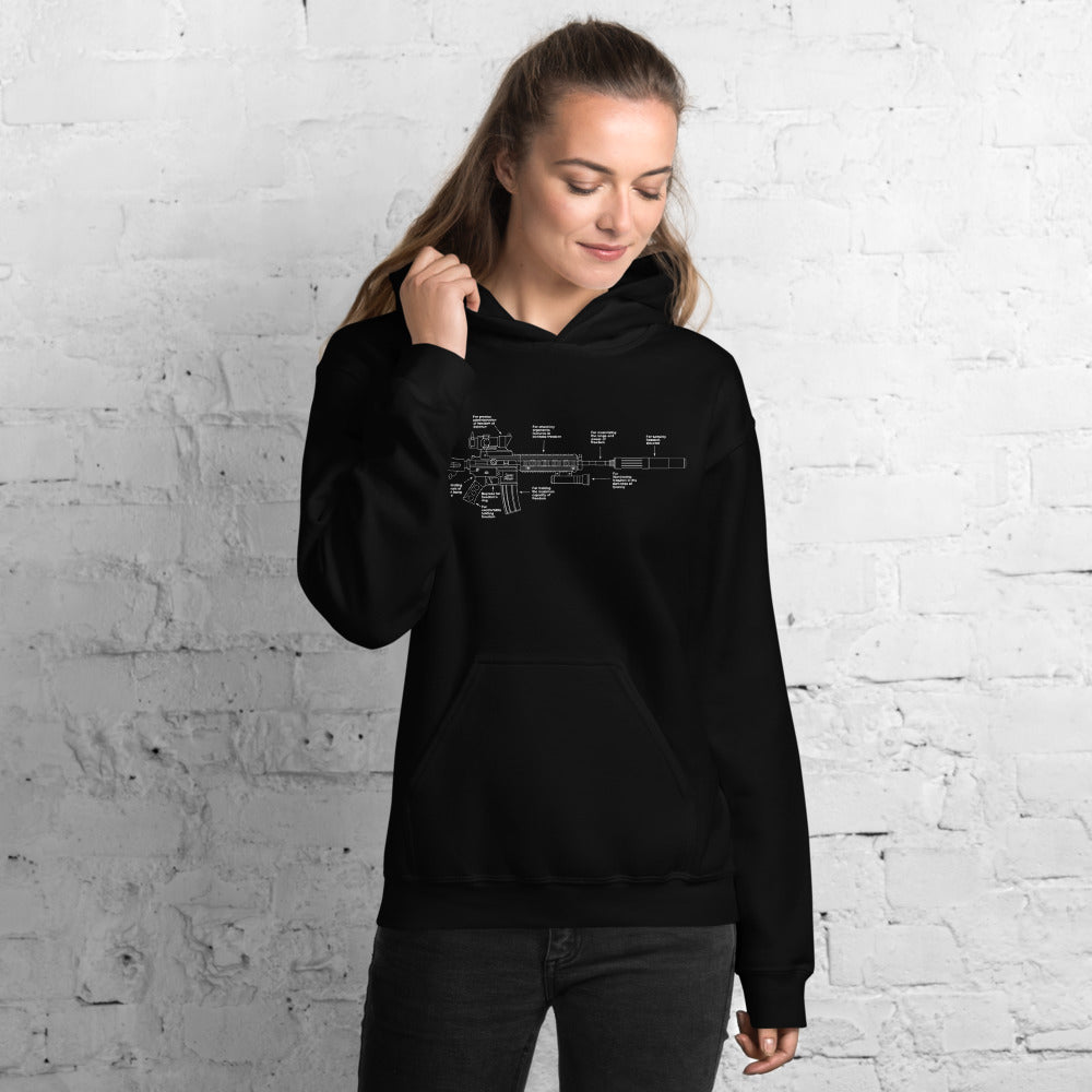 Components of Freedom Unisex Hoodie