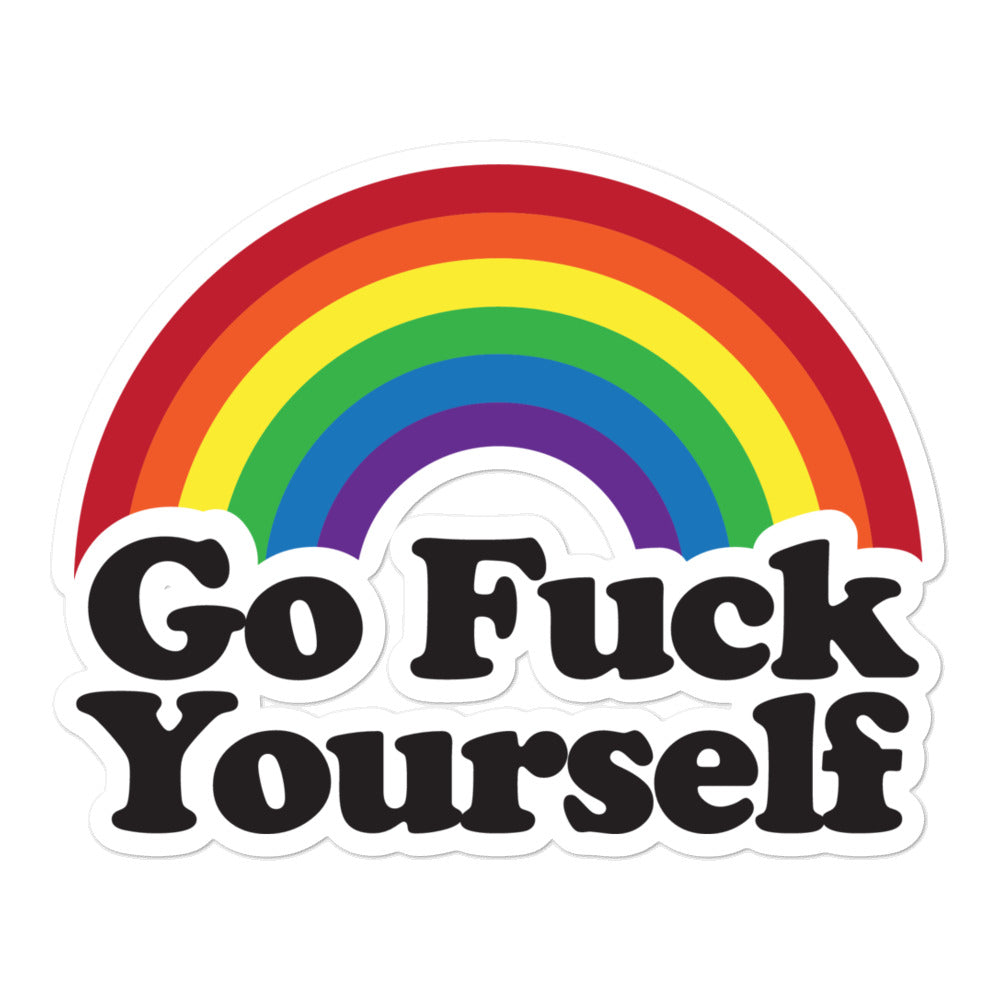 GFY Rainbow Stickers