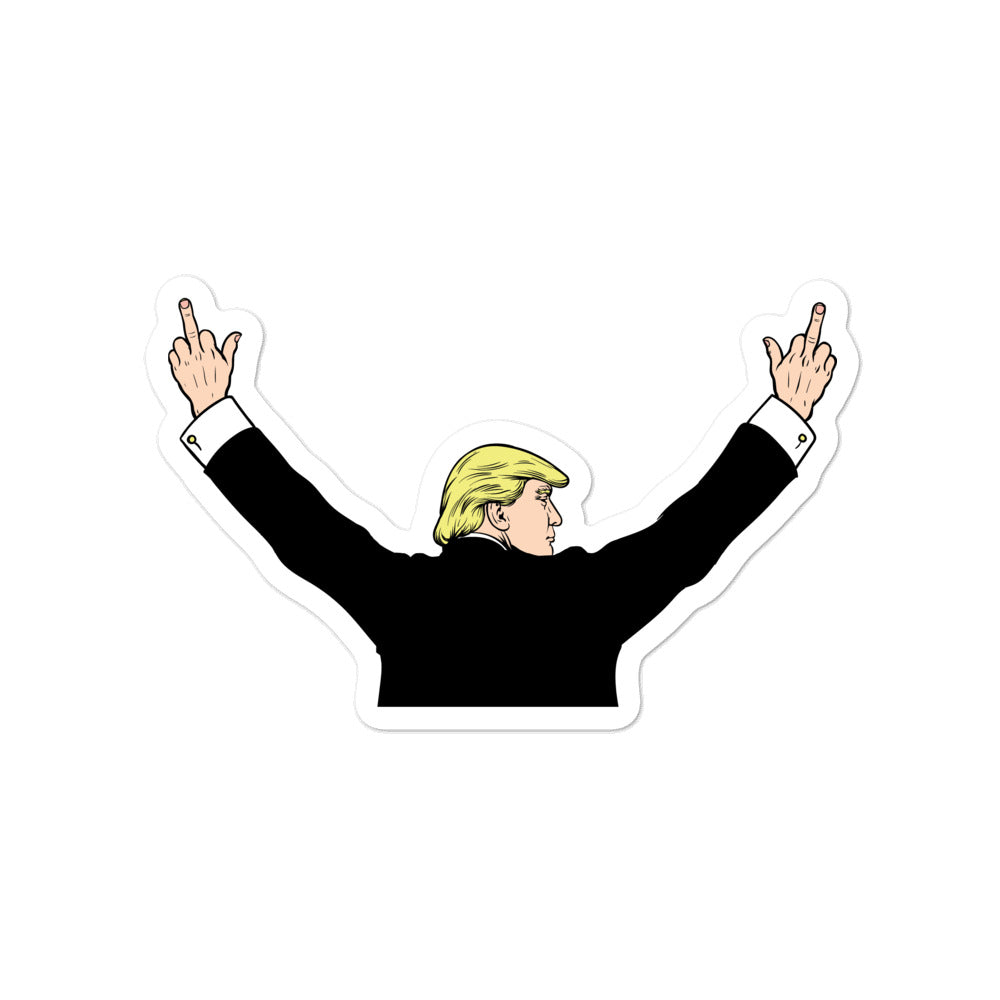 Trump Salute Sticker