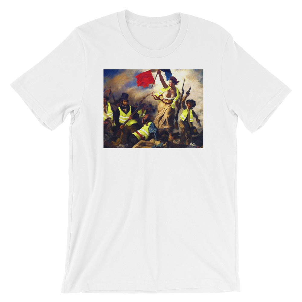 Liberty Leading the People Yellow Vest Revolution T-Shirt