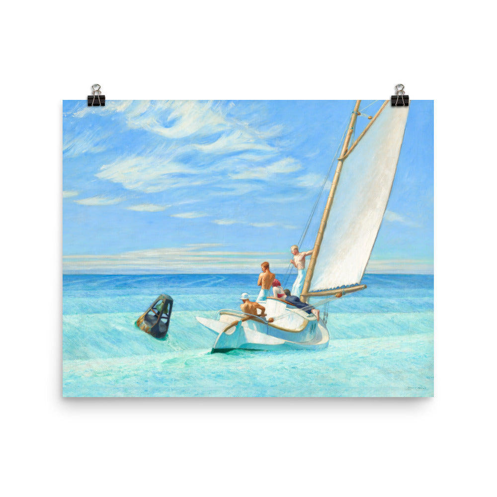 Ground Swell by Edward Hopper Poster