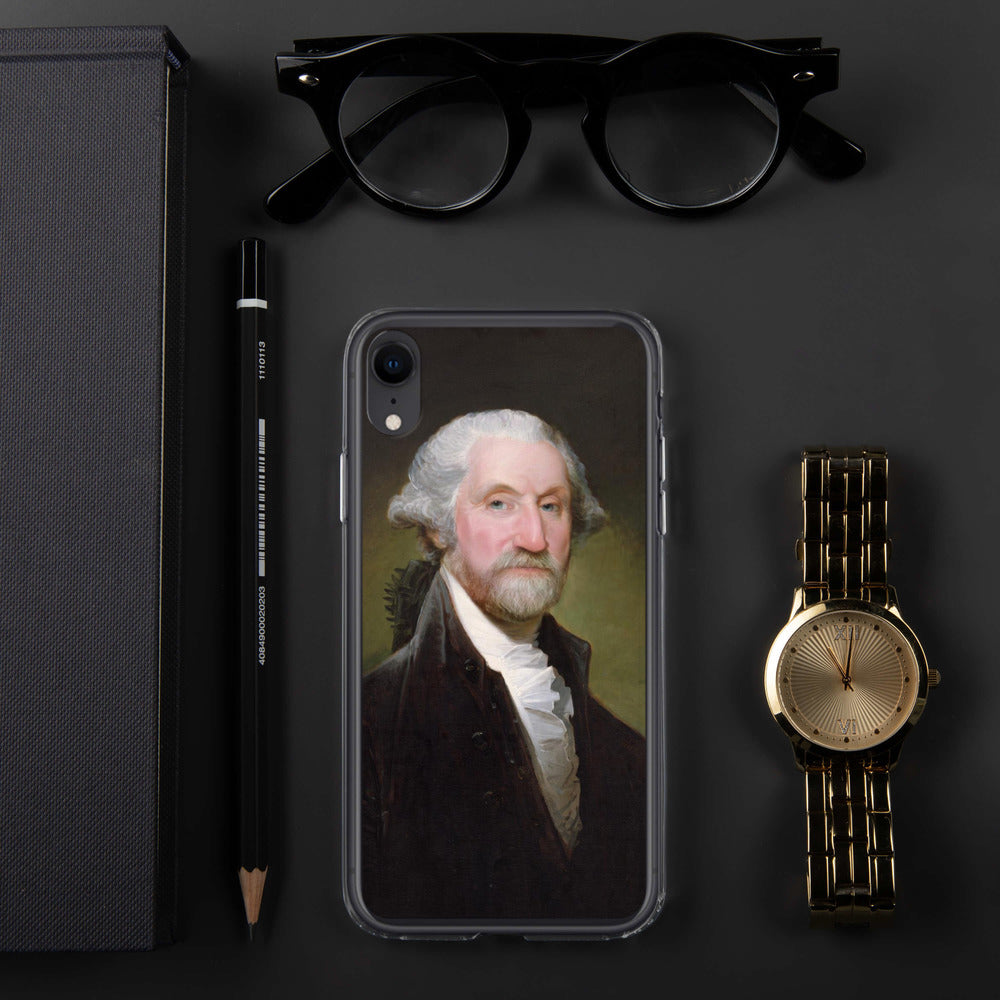 George Washington In A Beard iPhone Case