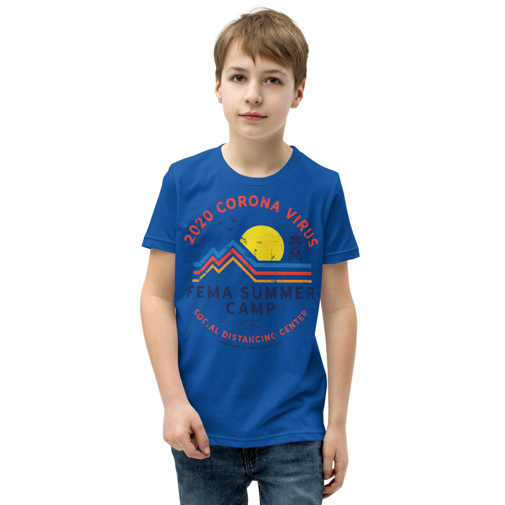 2020 Coronavirus FEMA Summer Camp Youth Short Sleeve T-Shirt