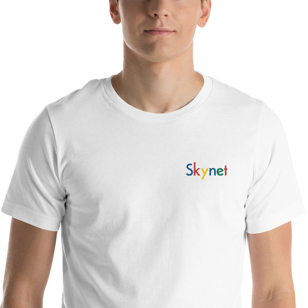 Skynet Short-Sleeve Embroidered Unisex T-Shirt