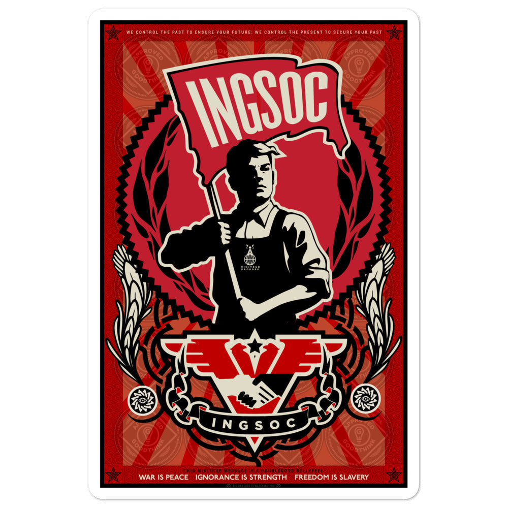 Ingsoc Sticker INGSOC Sticker - Liberty Maniacs