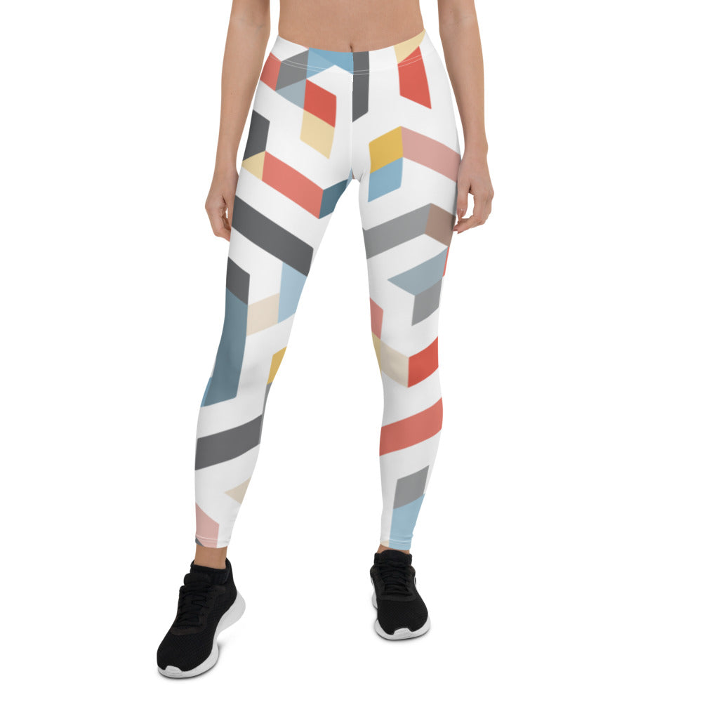 Gotland Maze Pattern Leggings