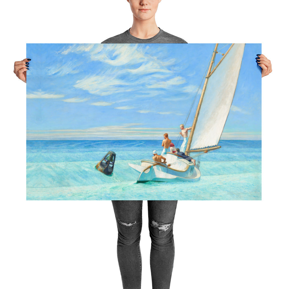 Ground Swell by Edward Hopper Poster