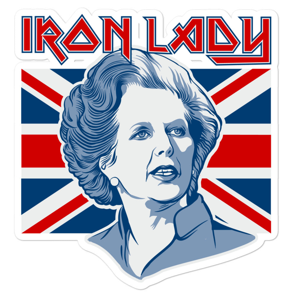 Iron Lady Thatcher Sticker