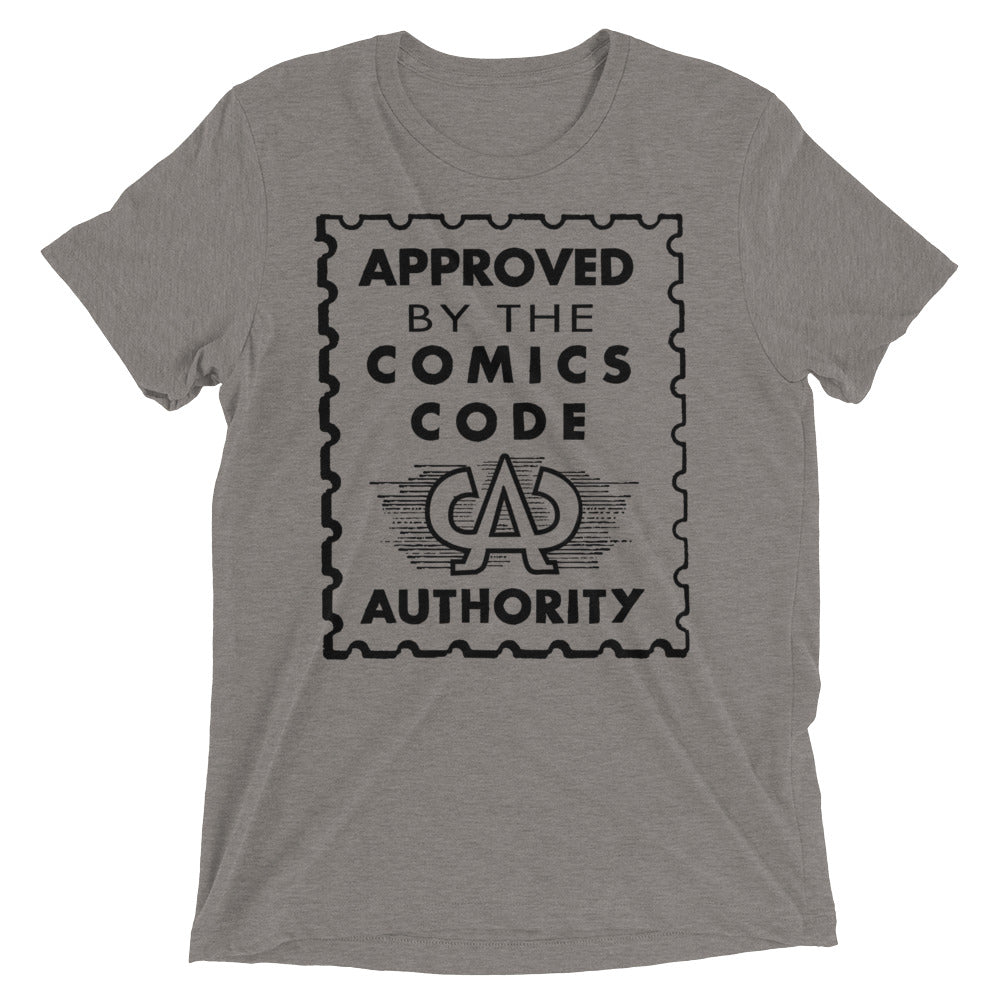 Comics Code Censorship Stamp Tri-Blend T-Shirt