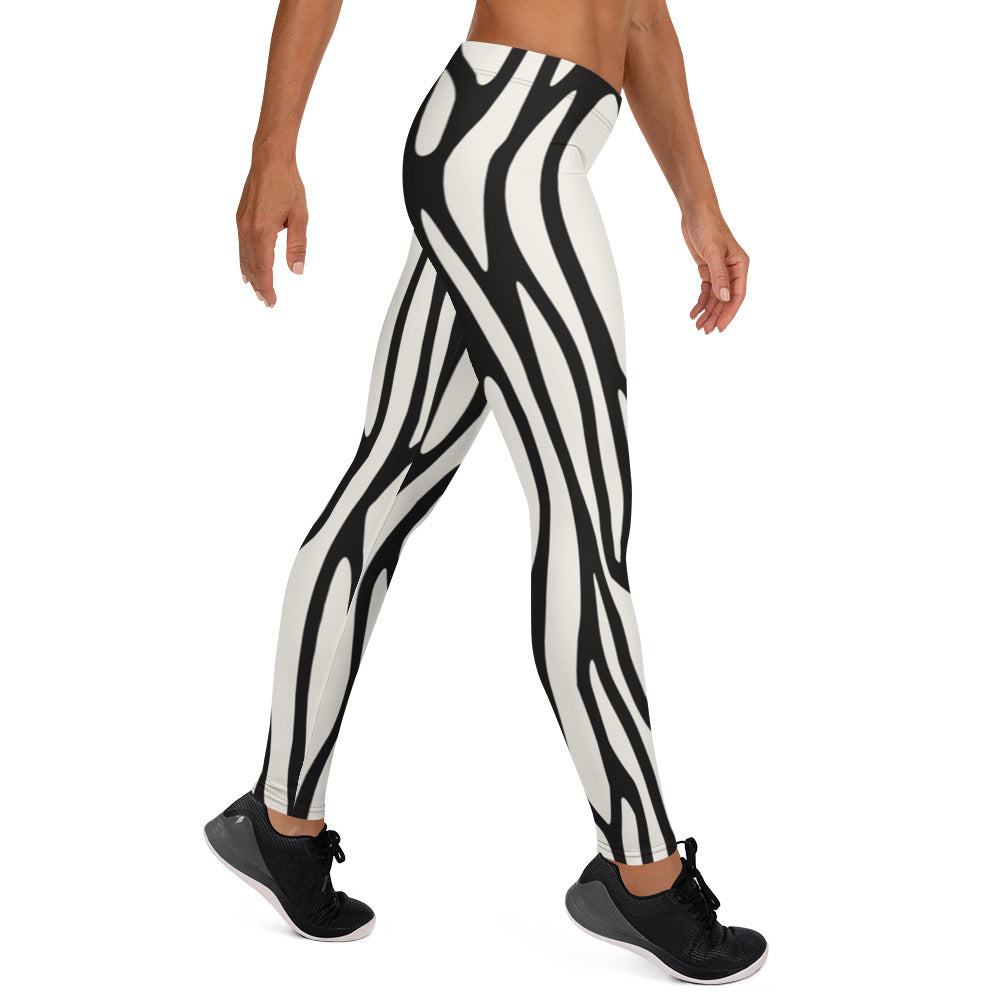 Mernbrook Cream and Black Leggings