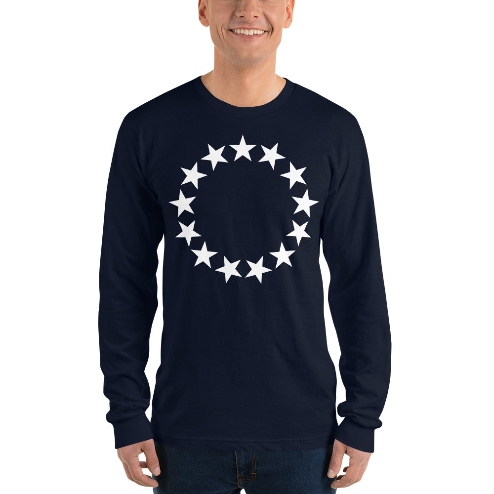 Betsy Ross 13 Stars Long Sleeve T-Shirt