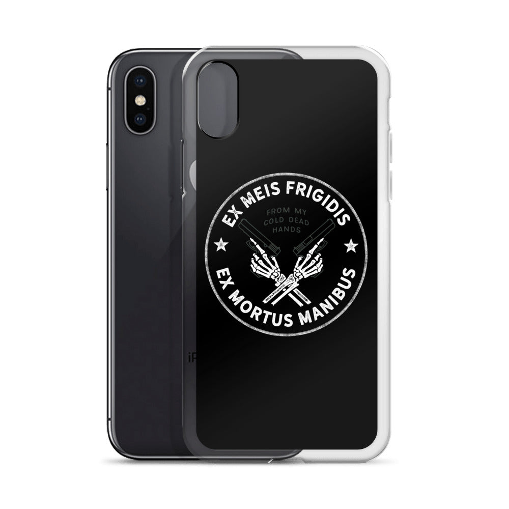 Out Of My Cold Dead Hands Latin Motton iPhone Case Liberty Maniacs