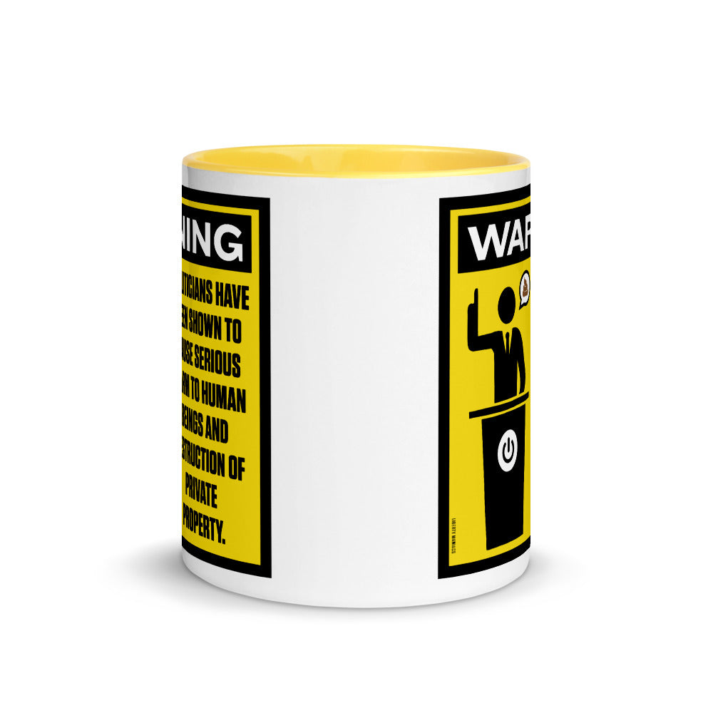 Politicians Warning Mug