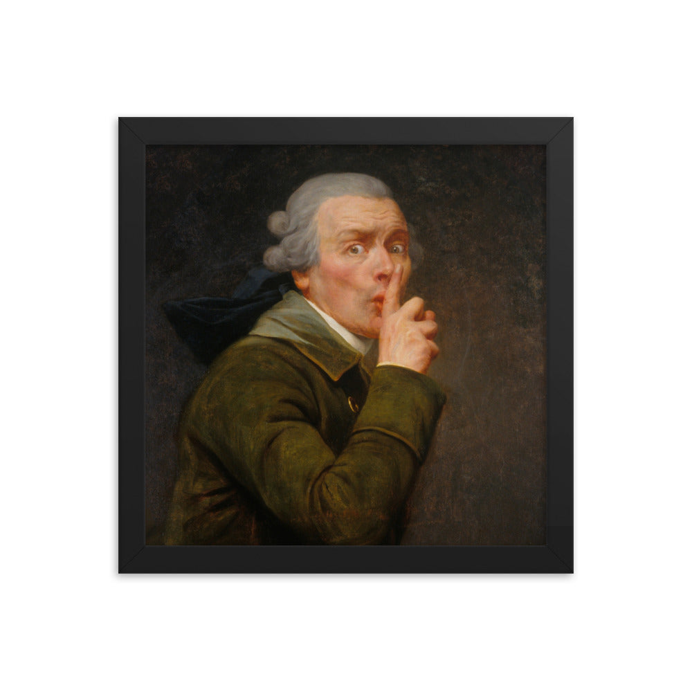 Joseph Ducreux Le Discret Framed Art Print