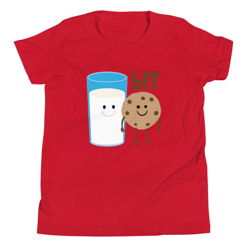 Milk and Cookies BFF Youth Short Sleeve T-Shirt