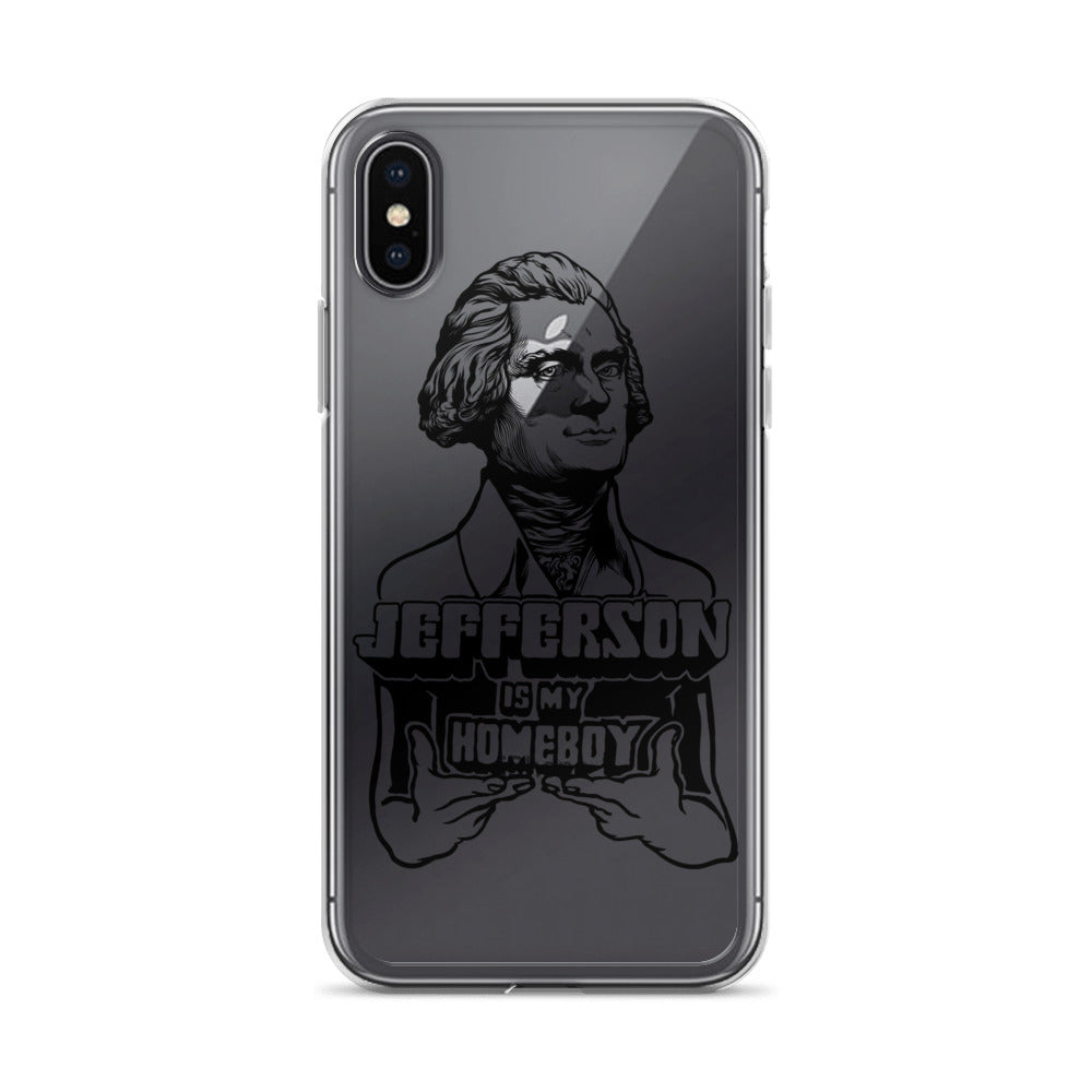 Jefferson Is My Homeboy Clear iPhone Case