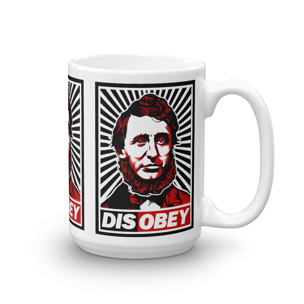 Henry David Thoreau Disobey Mug