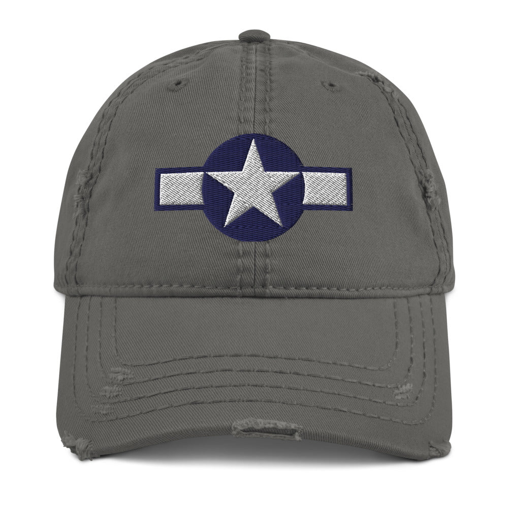 WW2 Air Force Roundel Distressed Dad Hat