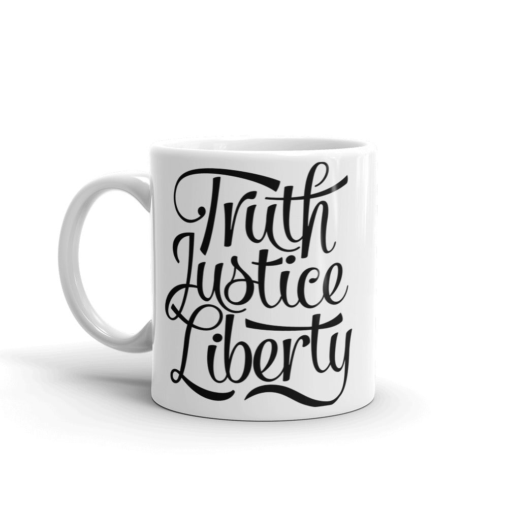 Truth Justice Liberty Mug