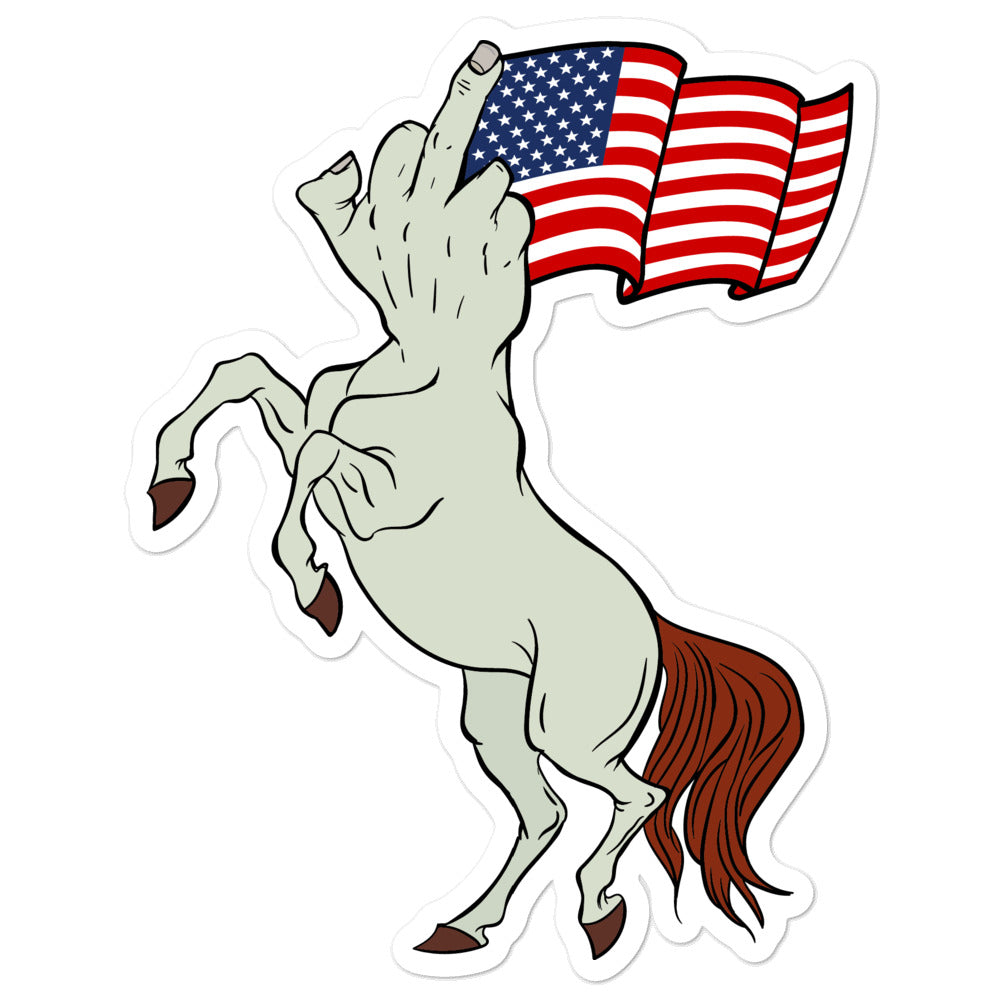 The Fuckunicorn American Spirit Animal Sticker