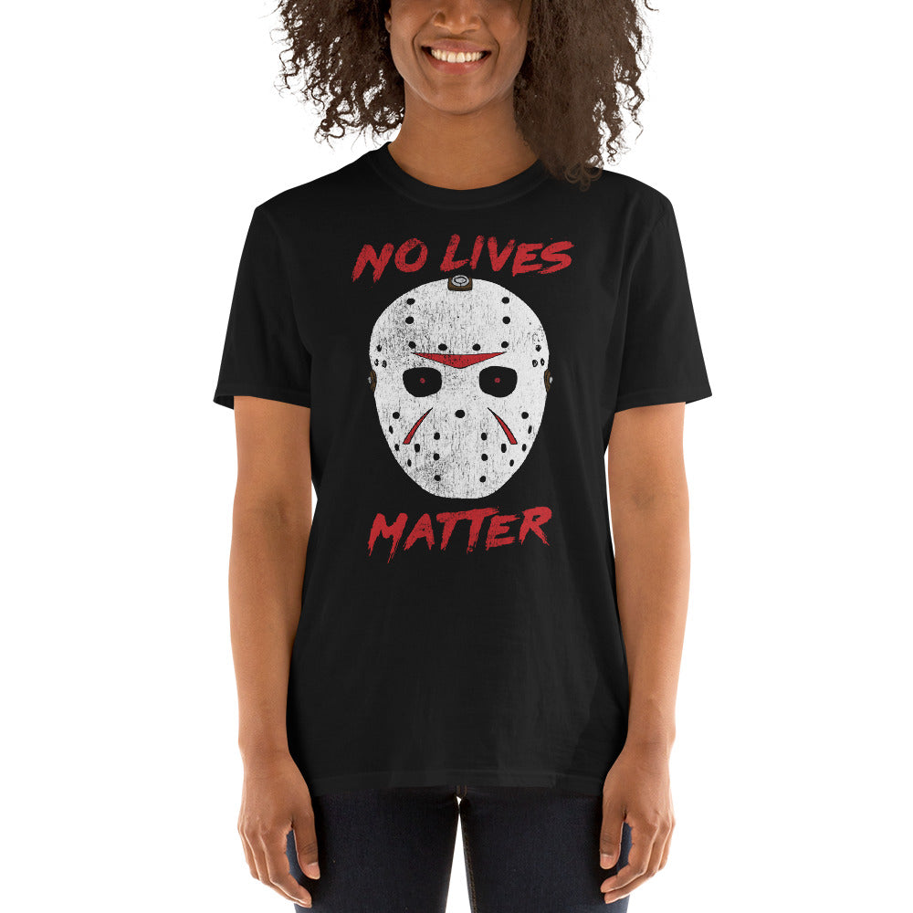 No Lives Matter Jason Mask Graphic Tee