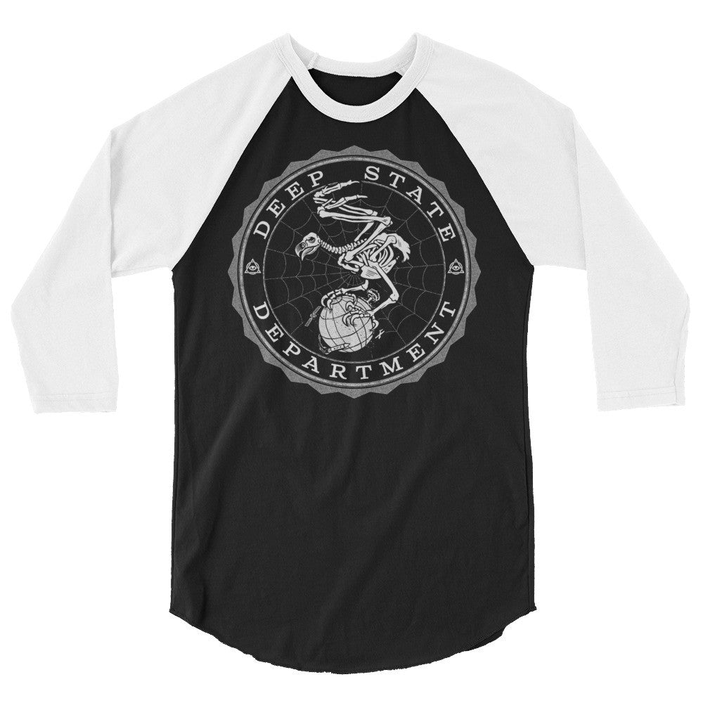 Deep State Department 3/4 Sleeve Baseball Raglan
