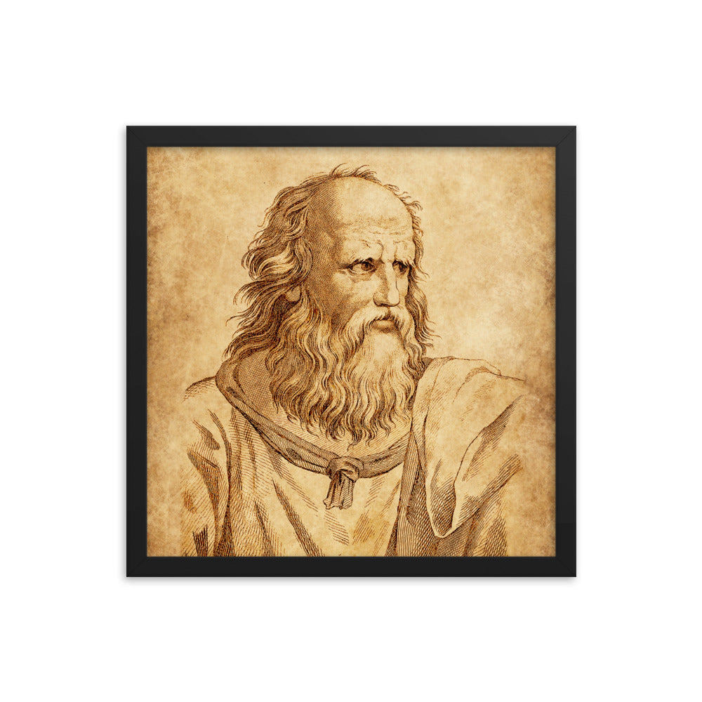 Plato Framed Giclee Print