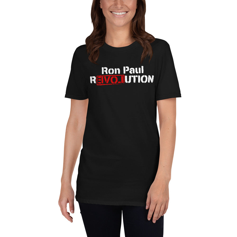Ron Paul Revolution Commemorative Presidential Campaign Short-Sleeve Unisex T-Shirt