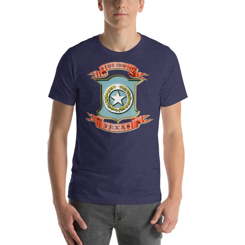 Texas State 1876 Coat of Arms Unisex T-Shirt