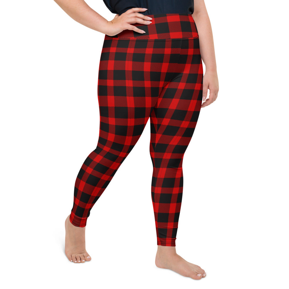 Plus size plaid tights best sale