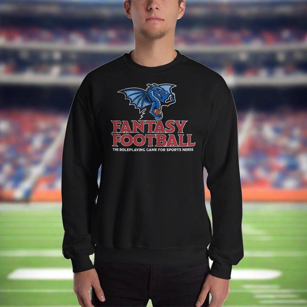 Fantasy Football Roleplaying The Game for Sports Nerds Crewneck Sweatshirt