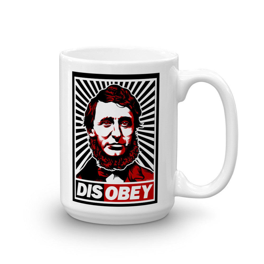 Henry David Thoreau Disobey Mug