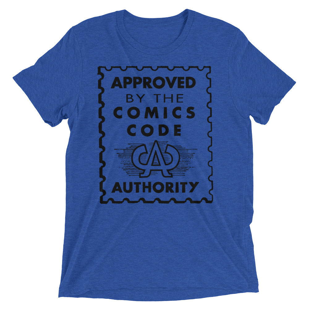 Comics Code Censorship Stamp Tri-Blend T-Shirt