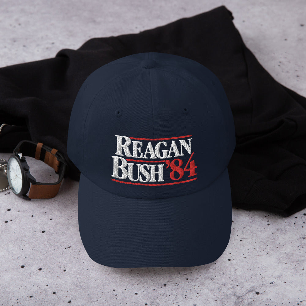 Reagan Bush 1984 Reproduction Campaign Dad hat