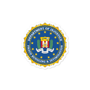 FBI Parody Seal Sticker