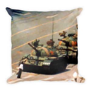 Tank Man Throw Pillow