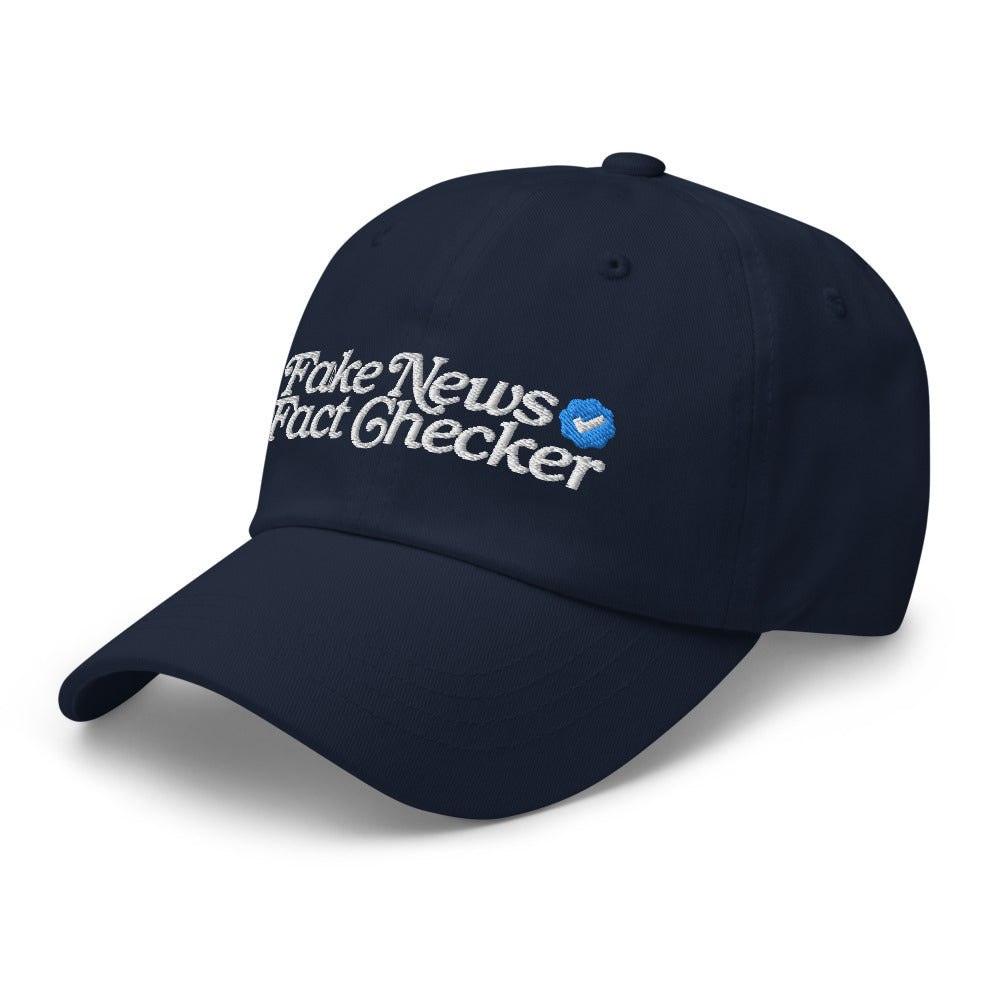 Fake News Fack Checker Dad hat