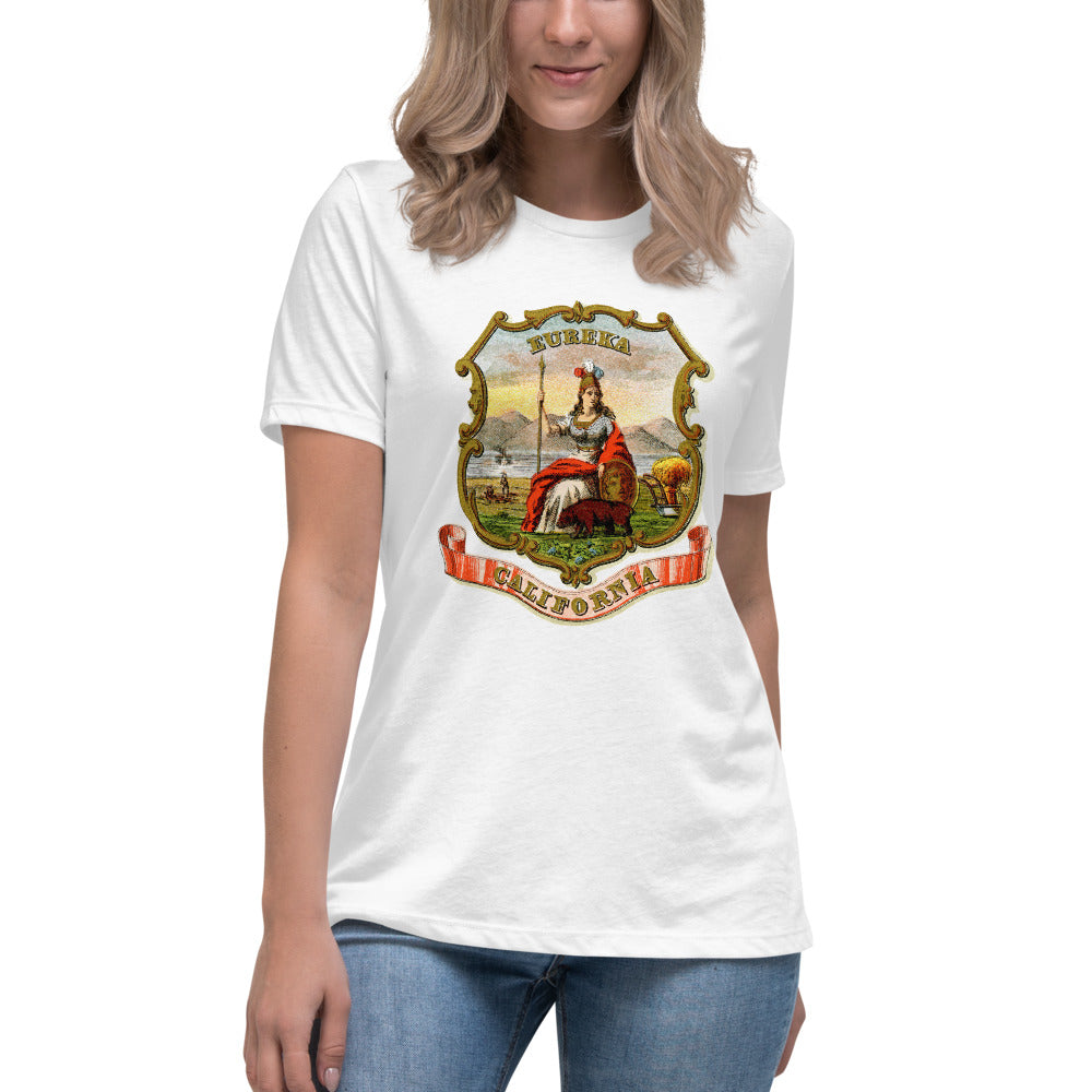 Eureka California State Seal Women's Relaxed T-Shirt