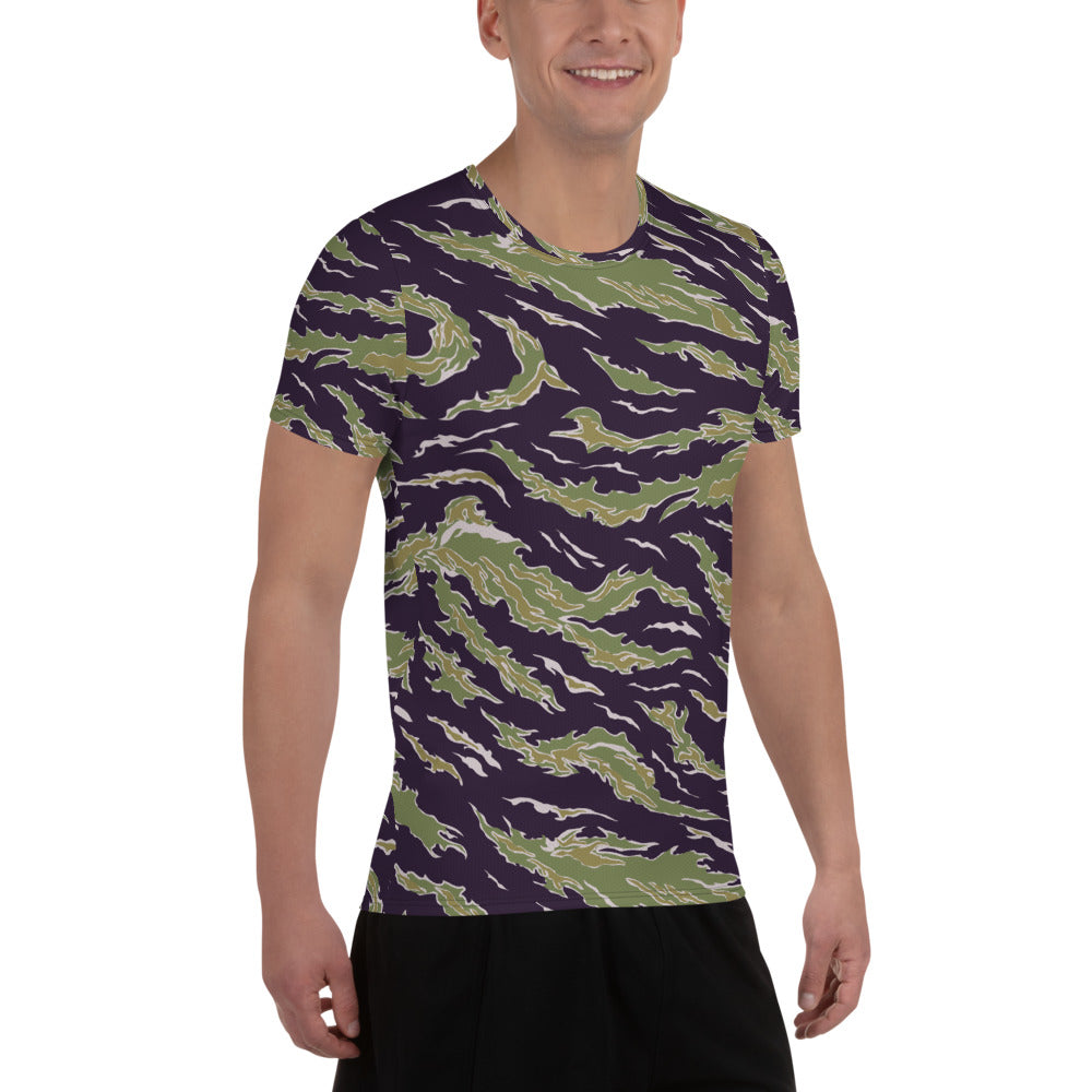 Tigerstripe Deep Jungle Camouflage  Men&#39;s Athletic T-shirt