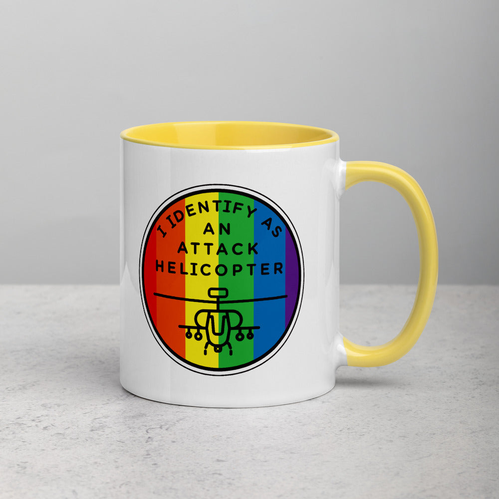 I Identify as an Attack Helicopter Mug