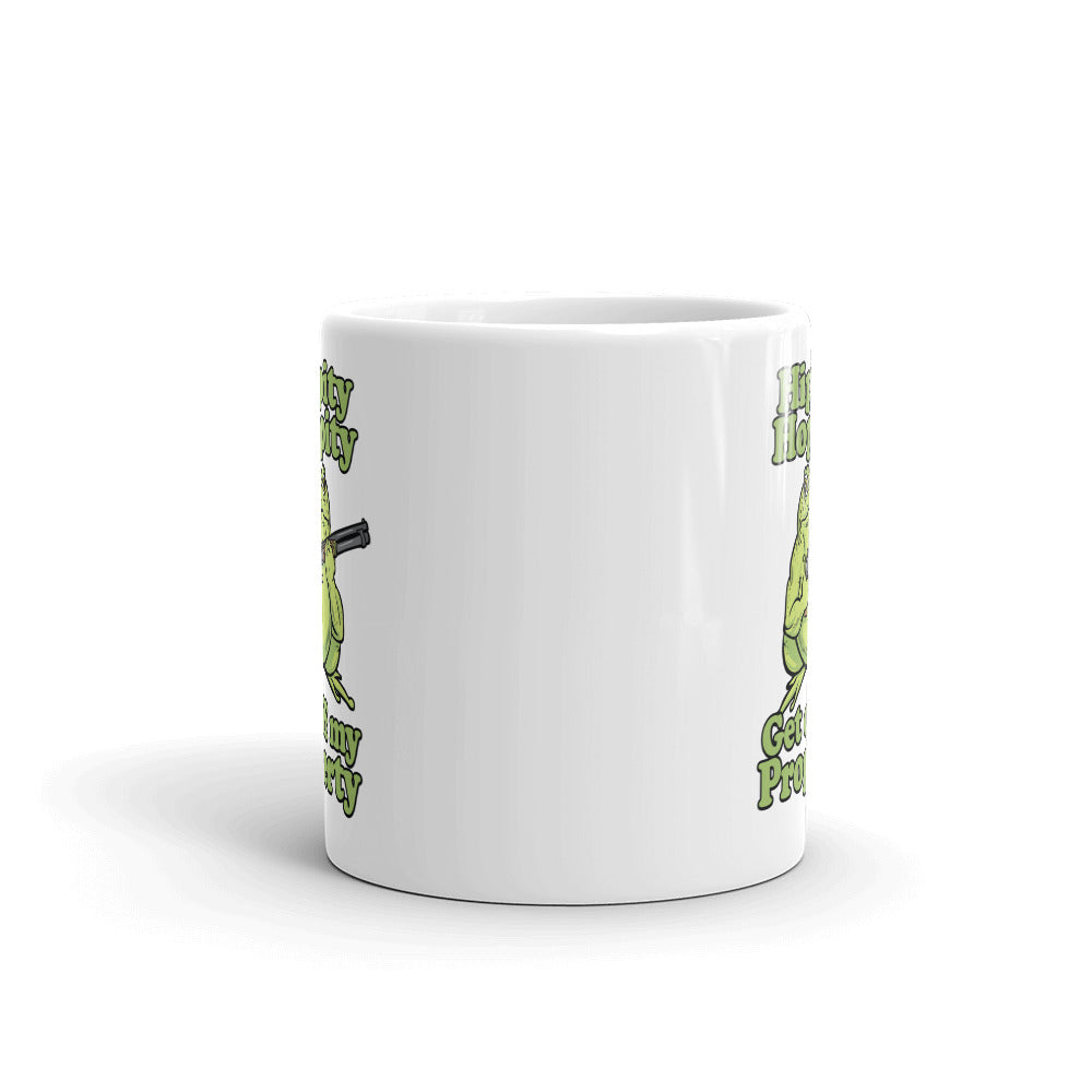 Hippity Hoppity Get Off My Property Mug