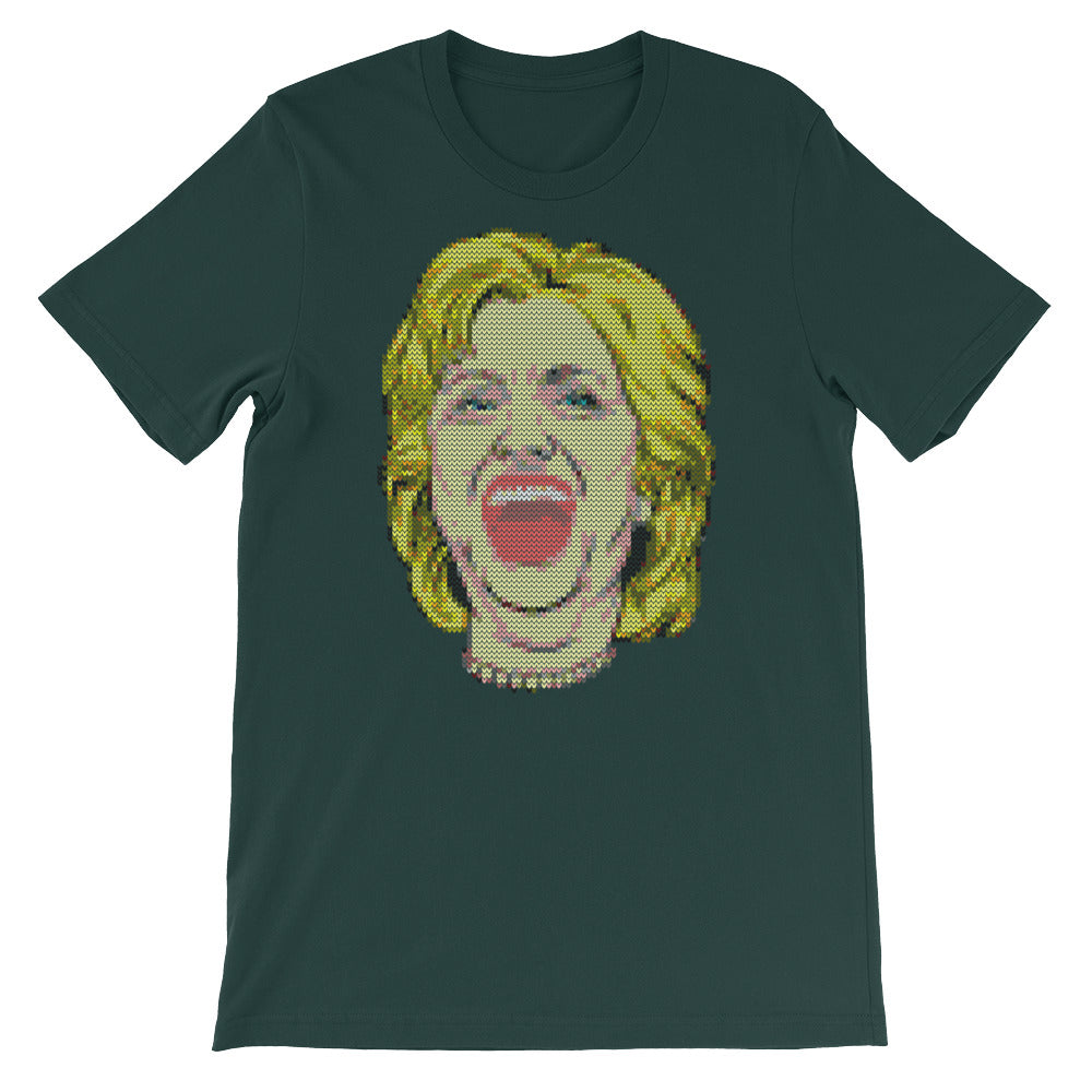 Hillary Clinton Faux Cackle Ugly Christmas Sweater Shirt