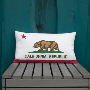 California Republic Throw Pillow